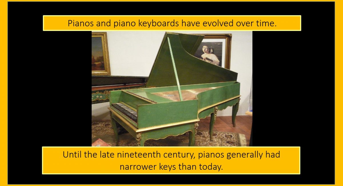 Pianos of the past - slide 1